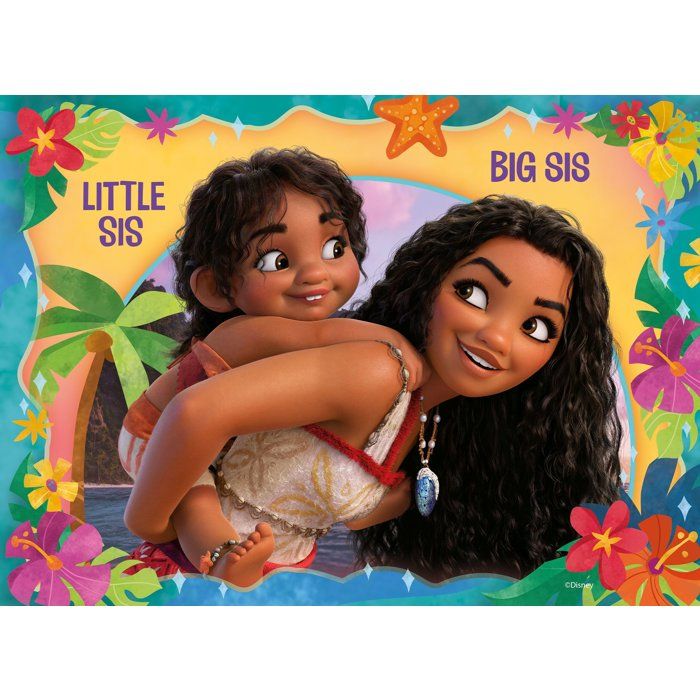 Puzzle MaxiFloor - Vaiana 2 - LISCIANIGIOCHI - 4 x 48 pieces - Des 4 ans