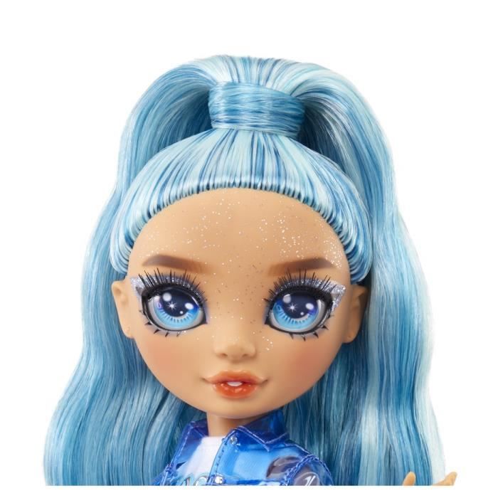 Rainbow High PoupÈe Mannequin avec Kit de Slime et Animal de Compagnie - Skyler (Bleu) - PoupÈe PailletÈe 28 cm avec Kit de Slime