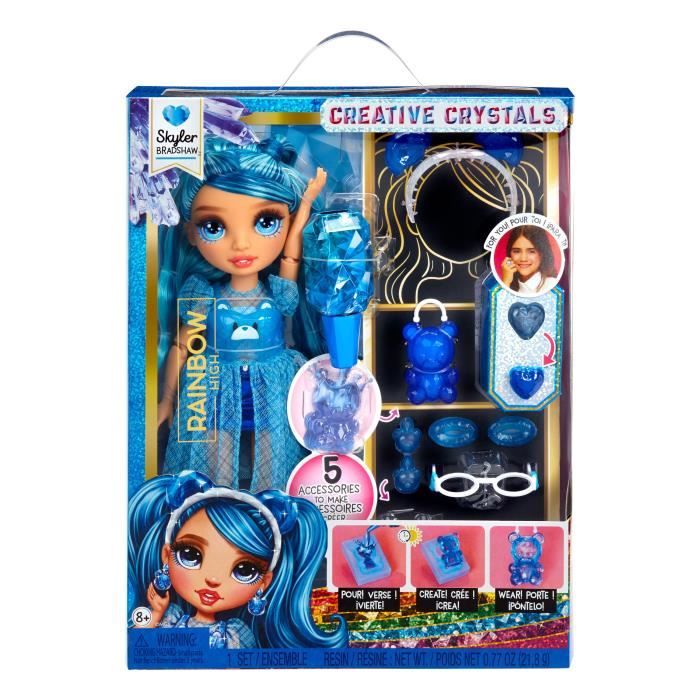 Rainbow High Cristal Poupée Mannequin 27 cm - Skyler