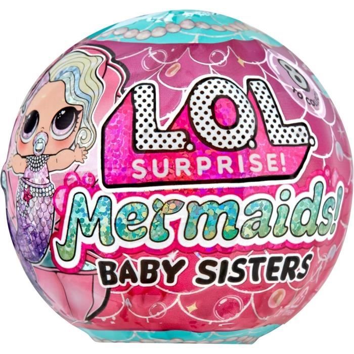 L.O.L. Surprise - Baby Mermaids - Queue de sirene change de couleur - 8 personnages a collectionner - AlÈatoire
