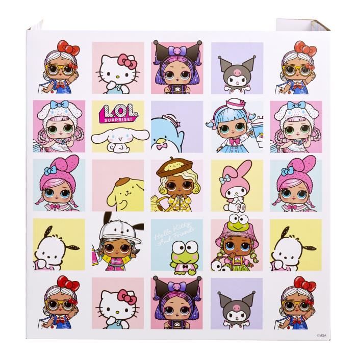 L.O.L. Surprise! - Loves Hello Kitty and Friends - 1 Poupée, Tenues et Accessoires, Emballage Opaque, 8 Poupées a collectionner