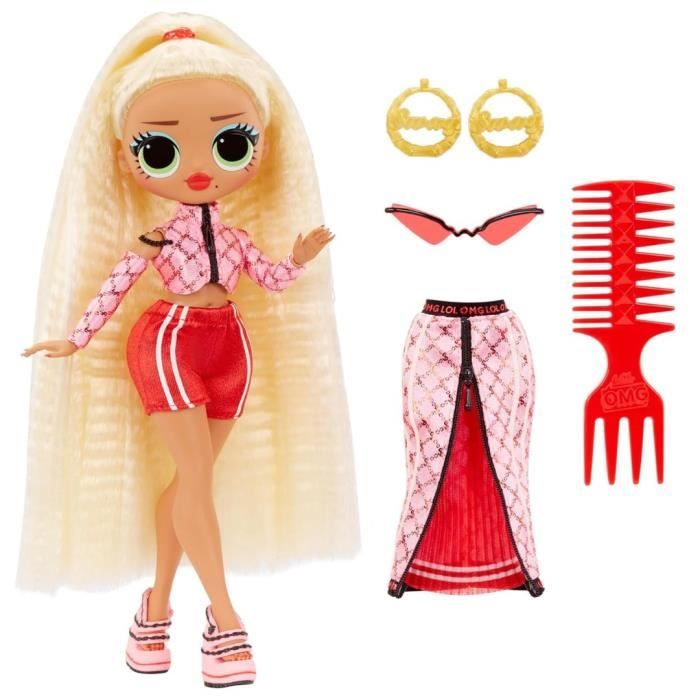 LOL Surprise OMG - PoupÈe Mannequin 24 cm - Swag- 2 tenues avec peigne et accesoires - DÈs 4 ans