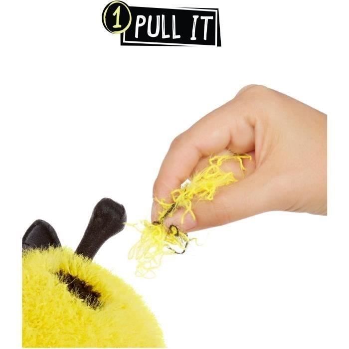 Fluffies Stuffiez - Peluche ASMR a personnaliser - Abeille/Coccinelle - Rembourrage a retirer et découvrir un autre personnage - Des
