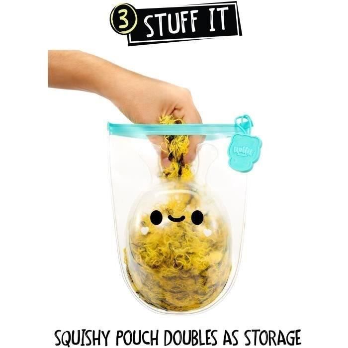 Fluffies Stuffiez - Peluche ASMR a personnaliser - Abeille/Coccinelle - Rembourrage a retirer et découvrir un autre personnage - Des