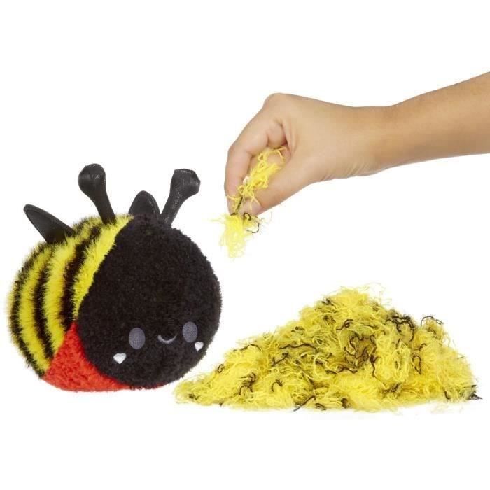 Fluffies Stuffiez - Peluche ASMR a personnaliser - Abeille/Coccinelle - Rembourrage a retirer et découvrir un autre personnage - Des