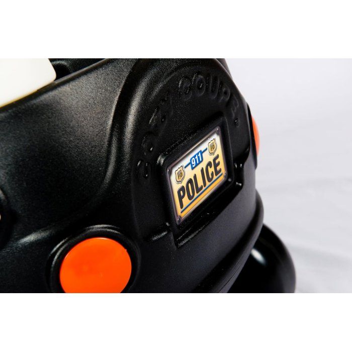 Cozy Coupe - Little Tikes - Police - Voiture enfant - Portes, Klaxon et Plancher a retirer - Des 18 mois