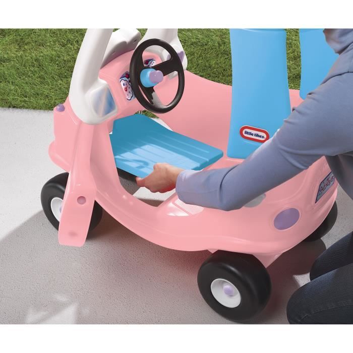 Little Tikes - Cosy Coupe Princesse - Voiture pour enfant - Portes fonctionnelles - Plancher a retirer & 1 klaxon - 18 mois