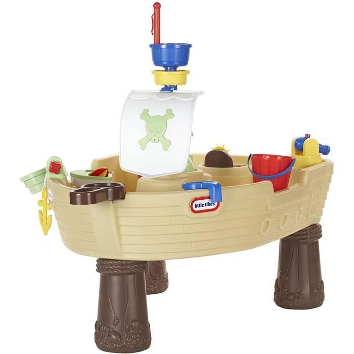 Little Tikes - Table de Jeux d'Eau - Bateau Pirates