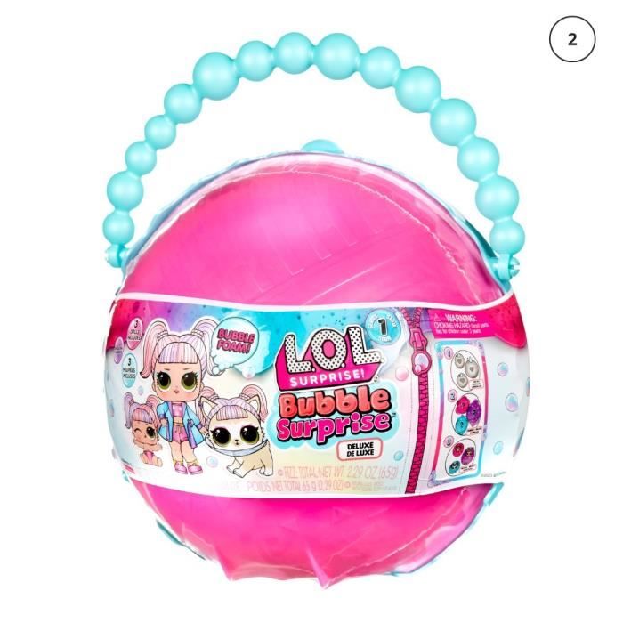 L.O.L. Surprise Bubble Surprise Deluxe - Grand format - 3 figurines + accessoires