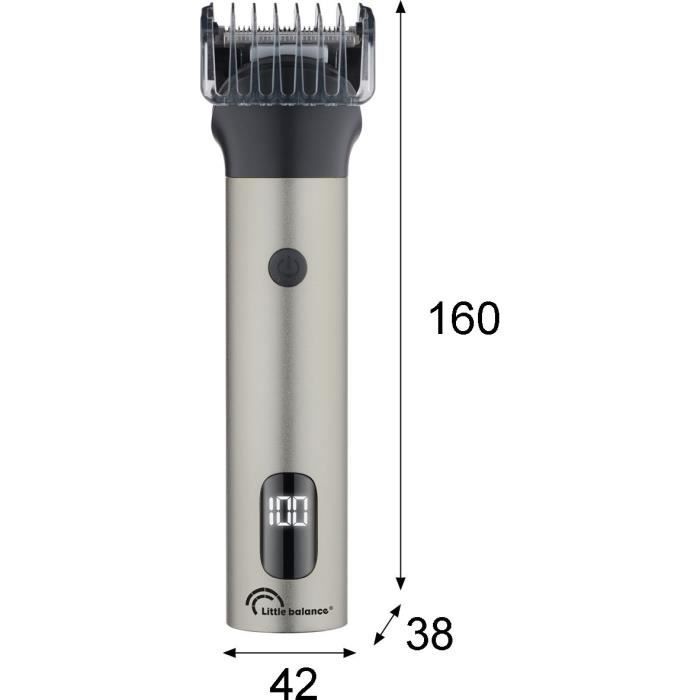 Tondeuse multifonction - LITTLE BALANCE - 6 Barber 6-en-1 - 240 min - 6 tetes - Inox