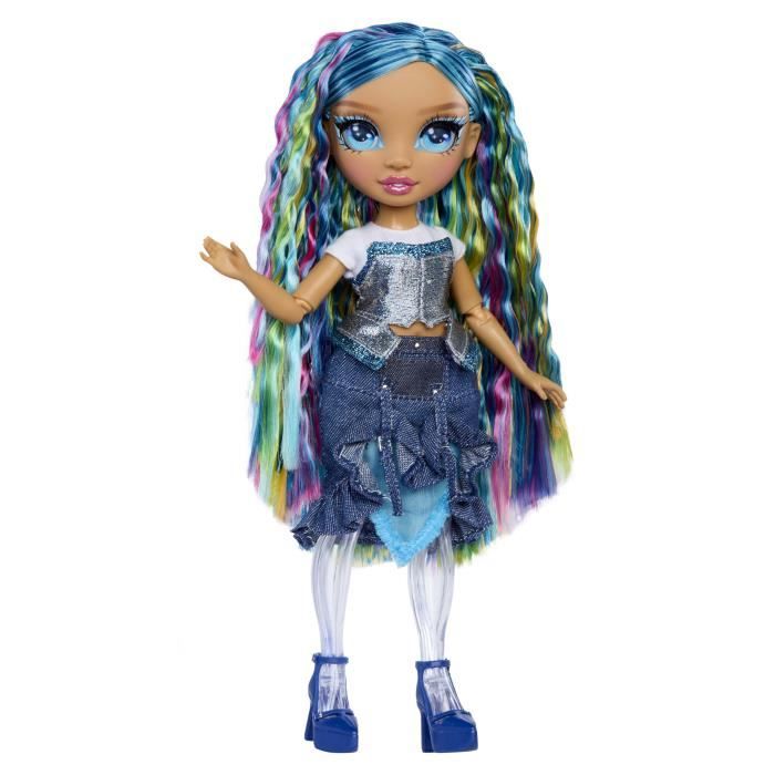Rainbow High Rainbow Shimmers with Slime Fashion Doll - Skyler (blue)