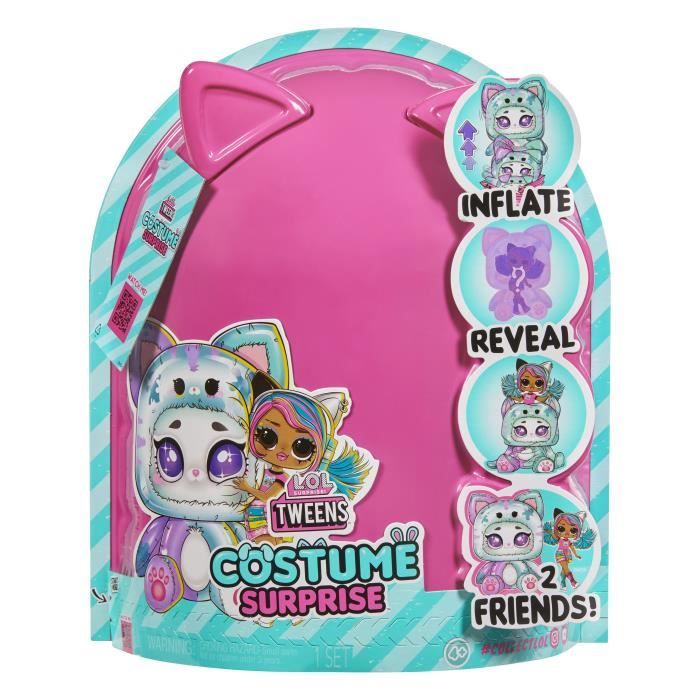 L.O.L. Surprise - PoupÈe Tweens Costume - Emma Emo - PoupÈe de 17cm + animal gonflable - Surprise a dÈcouvrir