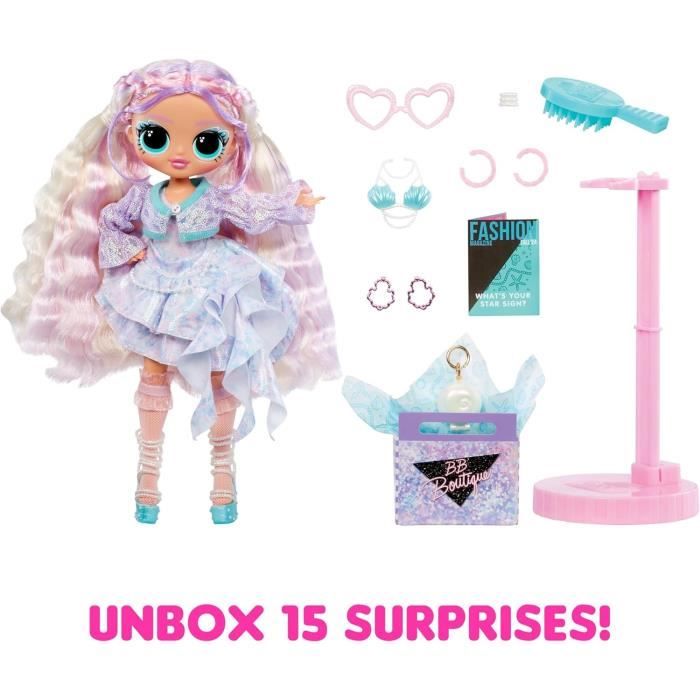 L.O.L. Surprise OMG - PoupÈe mannequin - Pearl - PoupÈe 24 cm et accessoires - Des 3ans