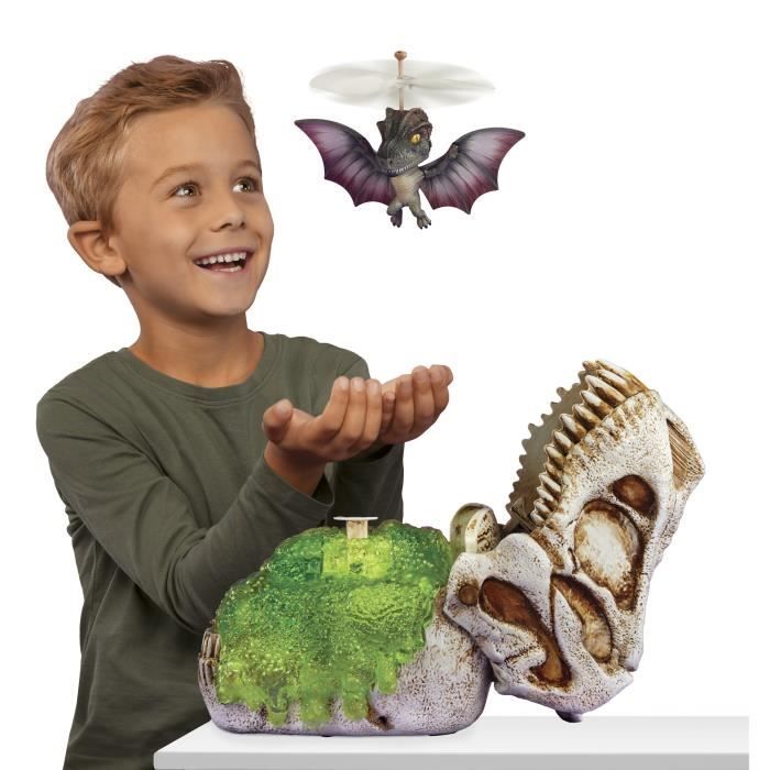 GrossMos Flying - Découvre ton dinosaure volant - Bleu - 3 modeles a collectioner