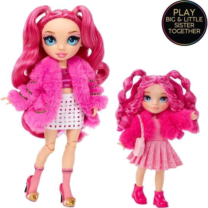 Rainbow High Littles - Poupée 15cm + animal de compagnie - Rose - Des 4ans