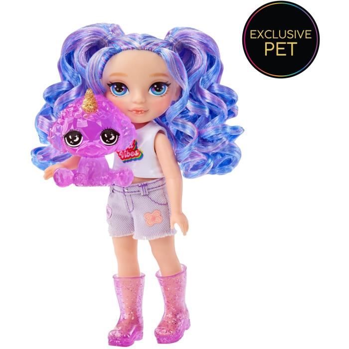 Rainbow High Littles - Poupée 15cm + animal de compagnie - Violet - Des 4ans