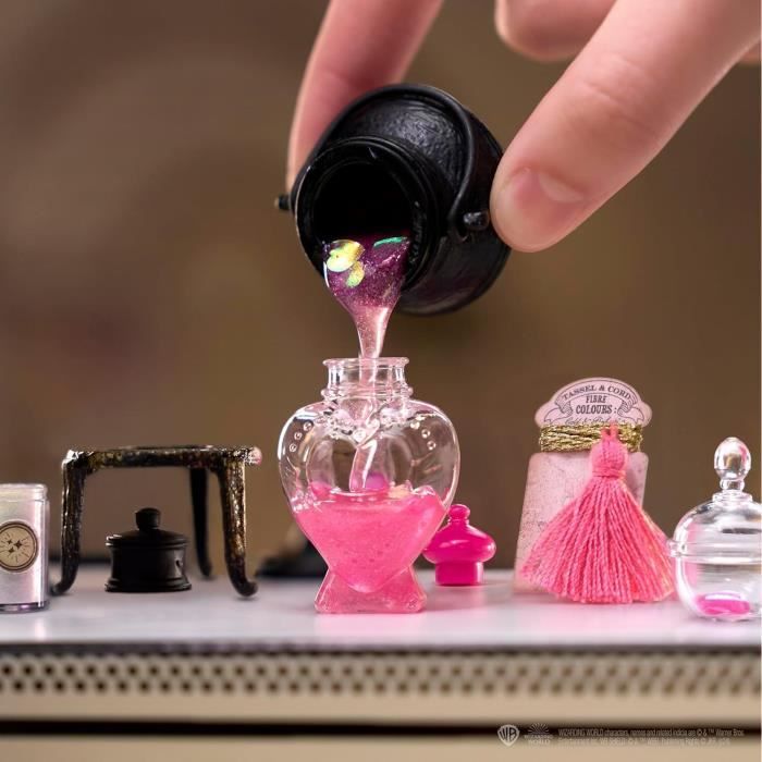 MGA Miniverse - Harry Potter - Jeu Créatif - Potions emblématiques - Loisirs créatif et décoratif en résine - Non Comestible - 8 ans