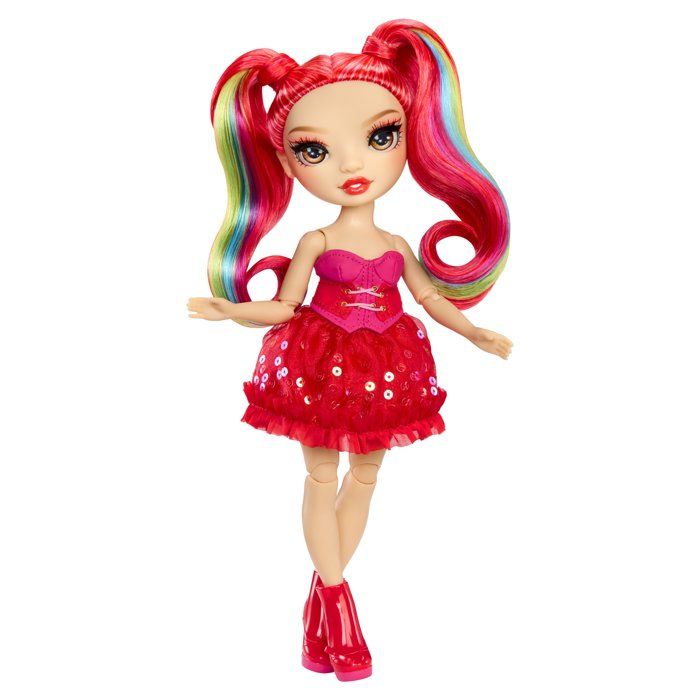 Rainbow High - Poupée Mannequin Be Dazzling - Vivienne Rouge - 28 cm - Pierres précieuses scintillantes et accessoires inclus