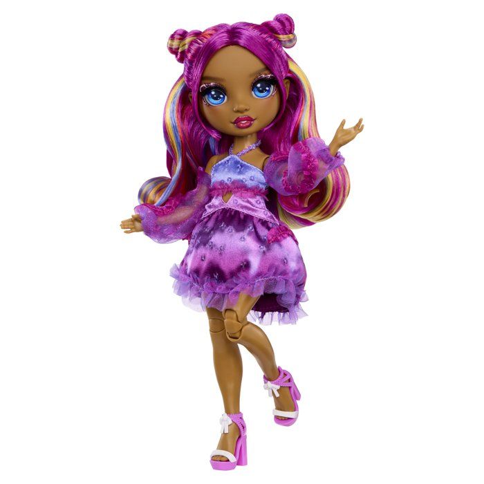 Rainbow High - Poupée Mannequin Be Dazzling - Noemie Violette - 28 cm - Pierres précieuses scintillantes et accessoires inclus