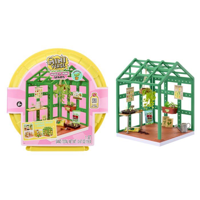 MGA's Miniverse - Spaces Starter Pack - Serre - Des 8 ans - Jeu de construction - Personnalisation - DIY - Art créatif