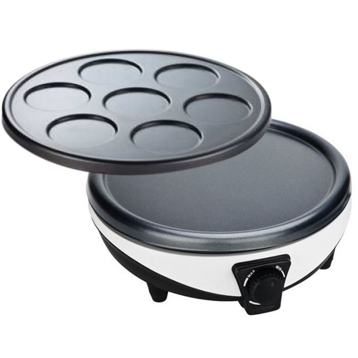 Crepiere LITTLE BALANCE - 2 plaques amovibles - Surface de cuisson 30cm - 1000 W