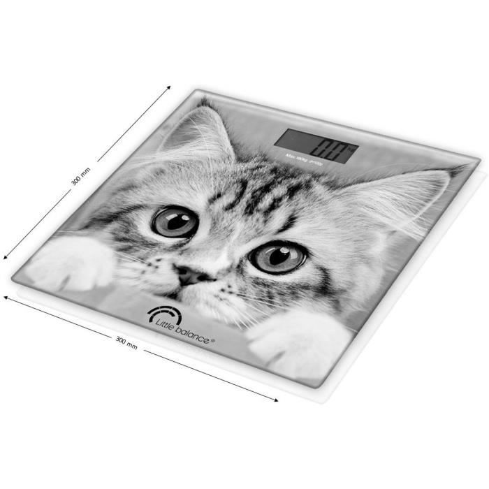 Pese personne Èlectronique LITTLE BALANCE - design The Cat - 180kg 100g