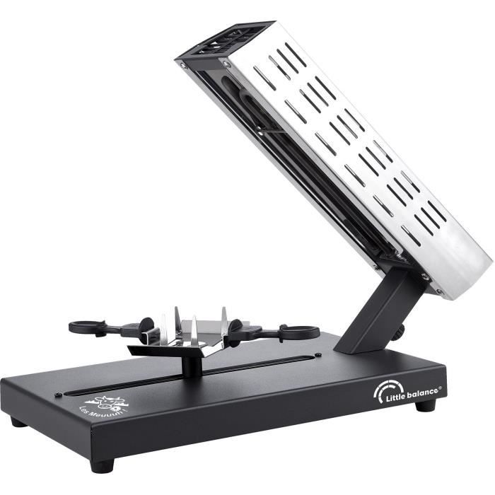 Appareil a raclette LITTLE BALANCE - Savoyarde Quart de Meule - Jusqu'a 4 personnes - Design Meuuuh - 600W