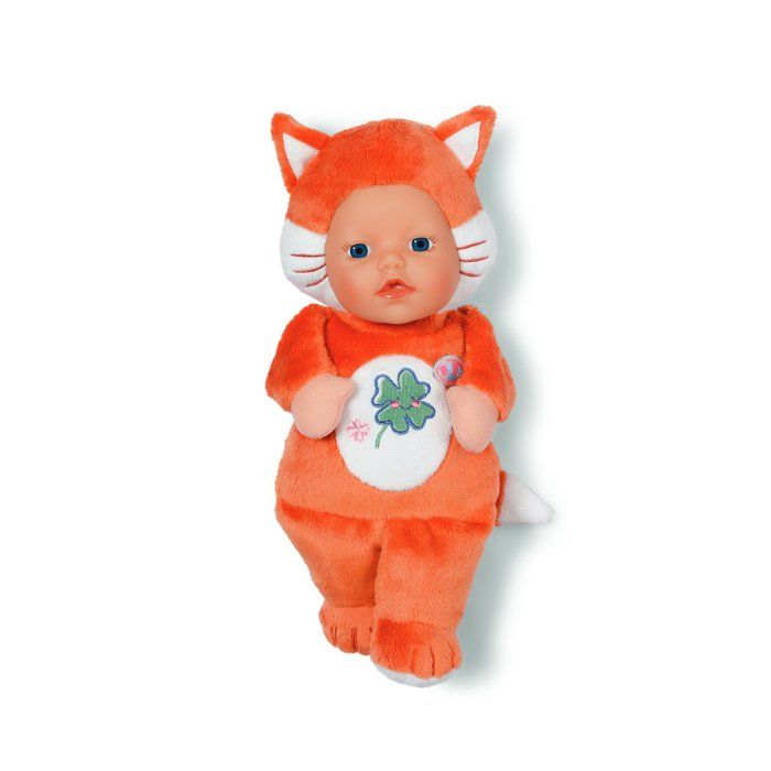 BABY BORN - Poupée douce renard avec petites oreilles et poches pour les doigts - 26 cm - Nouveau-né