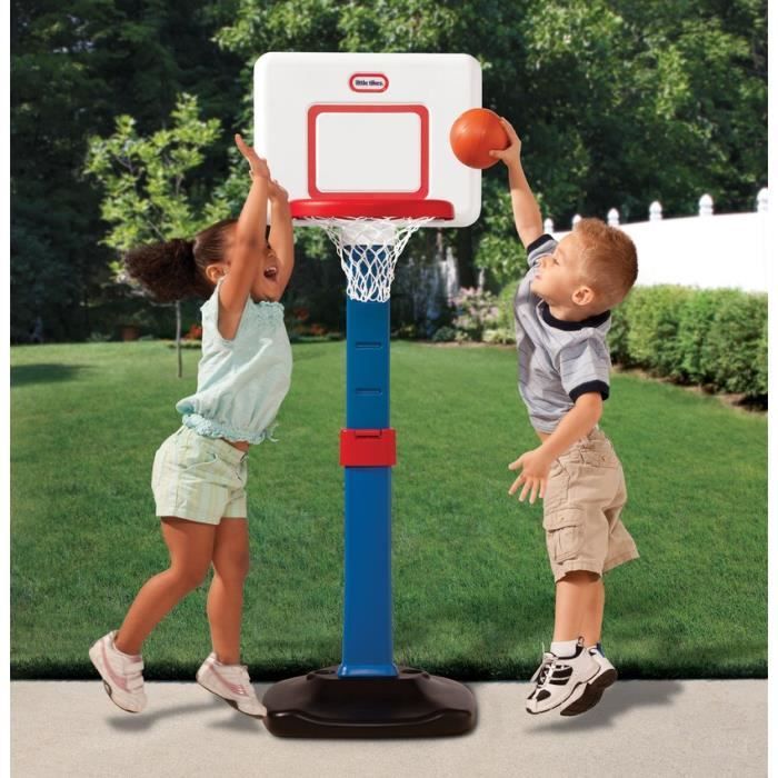 Petit Panier de Basket - Little Tikes - Kit de Basketball - La hauteur est réglable - A partir de 18 mois jusqu'a 5 ans