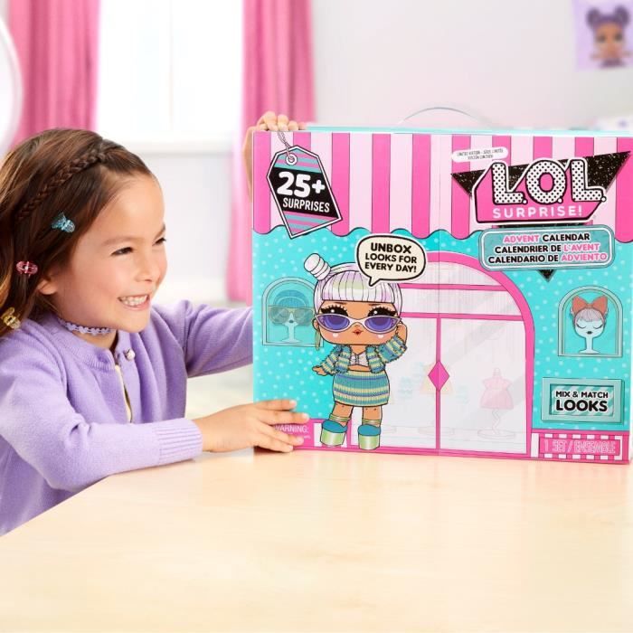 Calendrier de l'Avent L.O.L. Surprise - 25 surprises dont 1 poupÈe exclusive