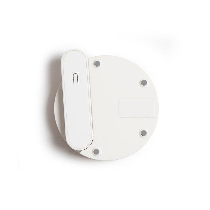 Balance de cuisine dynamo - LIVOO - DOM466 - Plateau bambou - Sans pile ni chargement - Max. 5 kg - 4 unités de mesure - Ecran LCD