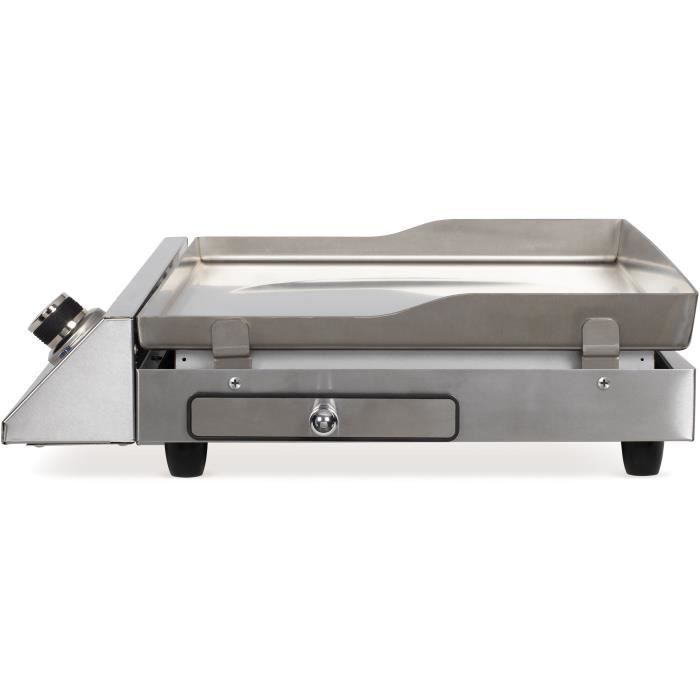Plancha électrique inox - LIVOO - DOC292 - 2800W - Plaque amovible en acier inoxydable - Thermostat ajustable