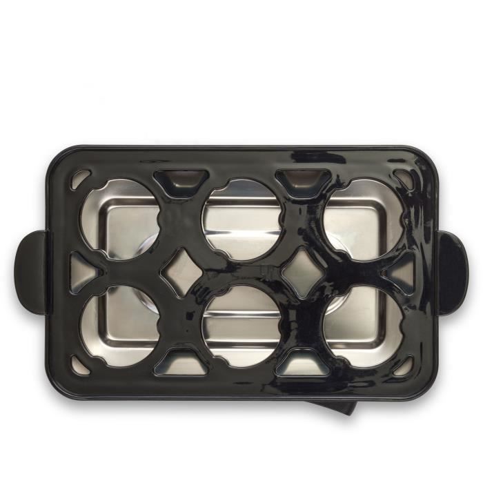 Cuiseur a oeufs - LIVOO - DOC290 - 400W - 6 oeufs - Acier inoxydable - Maintien au chaud - Support a oeufs, couvercle et verre doseur