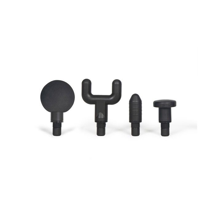 Pistolet de massage sans fil - LIVOO - DOS200 - 40 min - 4 tetes - 6 vitesses - Pochette de transport - Noir