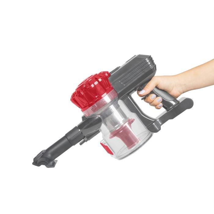 Aspirateur Balai sans fil FLEX - LIVOO DOH138 - 150 W - 10 kPa - 76 dB - Cyclonique - 2 vitesses - 0,55 L - Rouge