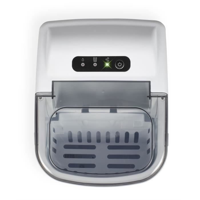 Machine a glaçons - LIVOO - DOM484 - Jusqu'a 12 kg/j - Réservoir 1,2L - Bac a glaçons 600g - 9 cubes par cycle - Autonettoyant