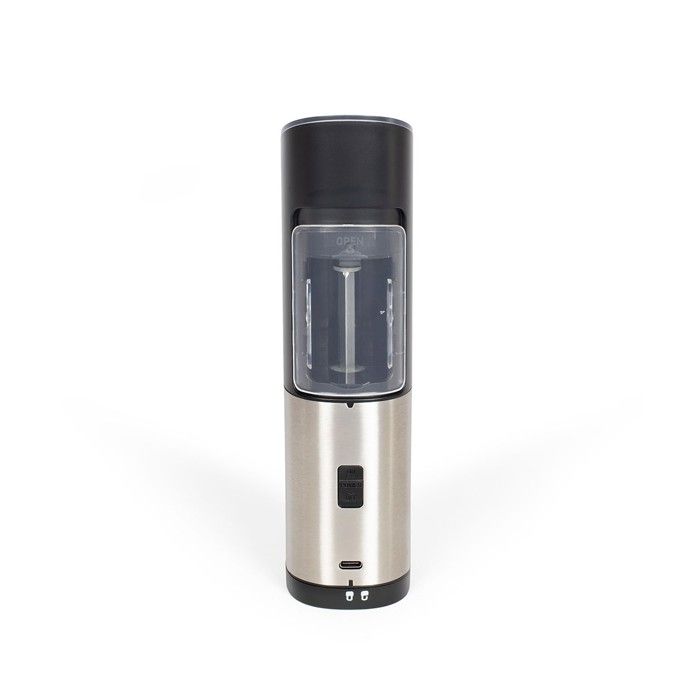 Moulin a épices - LIVOO - GS161 - 80 ml - Moulure réglable - LED bleue - Par gravité rechargeable