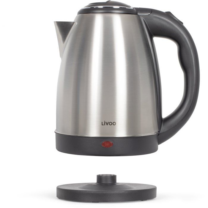 Bouilloire - LIVOO - DOD207 - 1500 W - 1,8 L - Socle 360° - Acier inoxydable