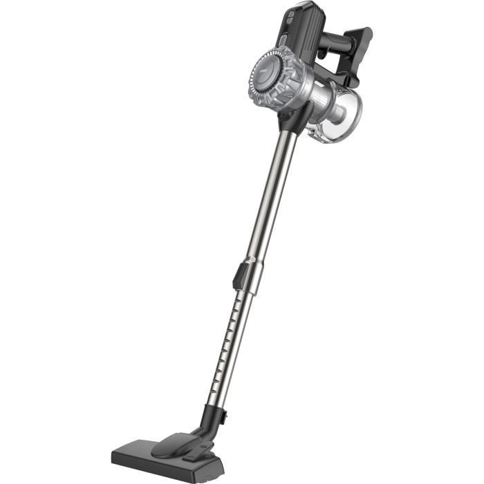 Aspirateur Balai sans fil - LIVOO DOH141 - 150 W - 10 KPa - 76 dB - Cyclonique - 2 vitesses - 0,55 L - Gris