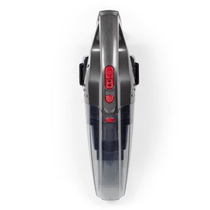 Aspirateur a main eau et poussieres - LIVOO - DOH137R - 70 W - 2 en 1 - Filtre lavable - Réservoir 150 / 550 ml - Gris / Rouge