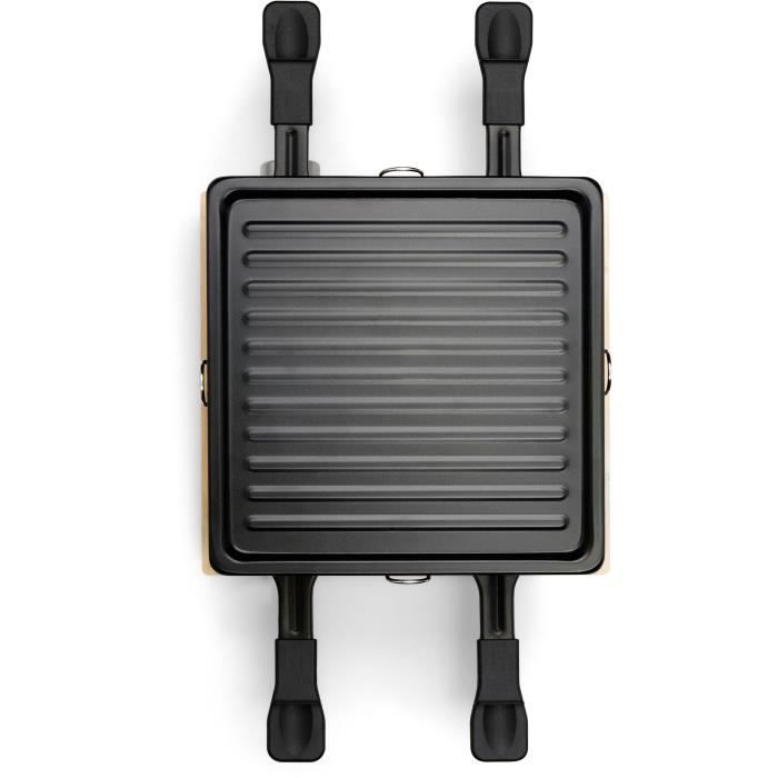 Appareil a raclette 4 personnes - LIVOO - DOC311 - 800W - 4 personnes - Plateau grill amovible antiadhésif - Thermostat ajustable