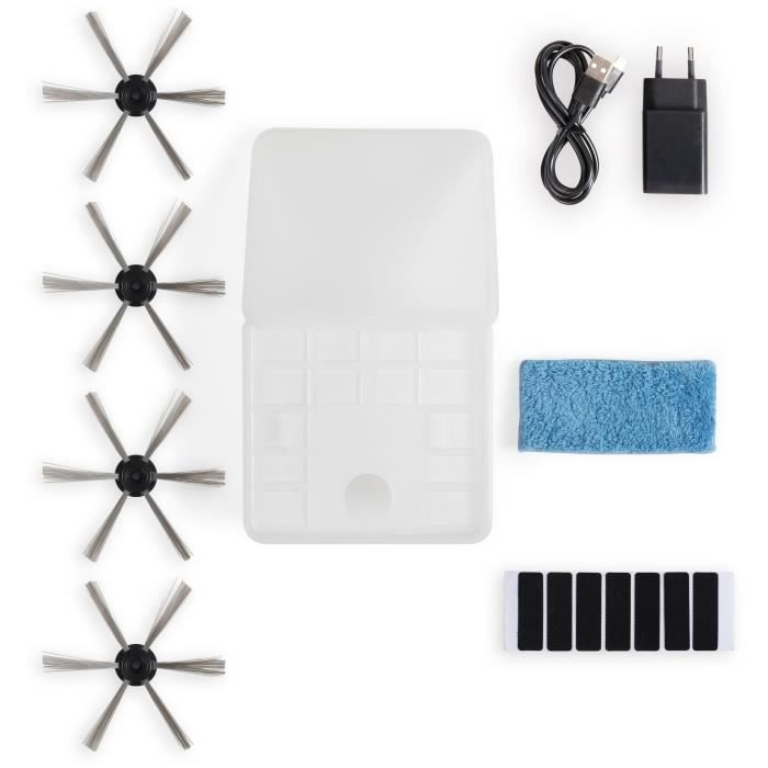 Aspirateur Robot - LIVOO DOH135N - 800 Pa - 70 min - 67 dB - 500 mL - Noir