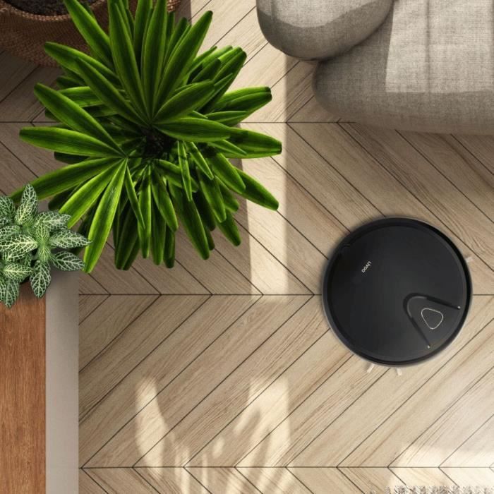 Aspirateur Robot - LIVOO DOH135N - 800 Pa - 70 min - 67 dB - 500 mL - Noir