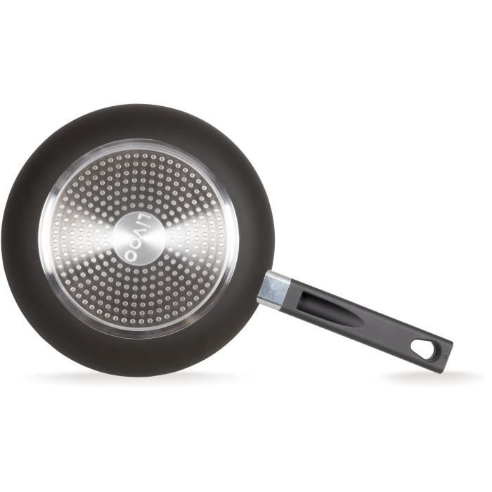 Sauteuse 26 cm - LIVOO - MEP153N - Antiadhésif sans PFOA ni PFOS - Manche silicone - Tous feux dont induction