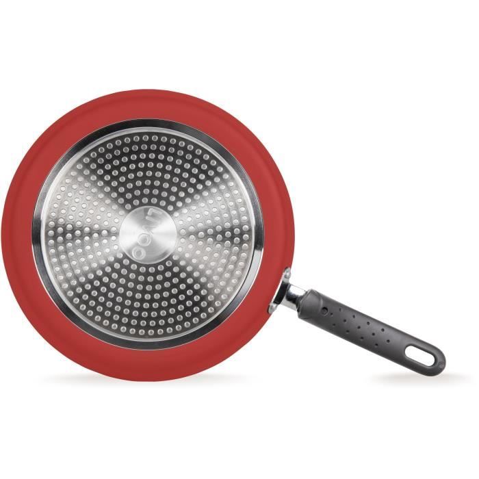 Premier Chef - Crepiere 26 cm - LIVOO - MEP149 - Antiadhésif sans PFOA ni PFOS - Manche silicone - Tous feux dont induction