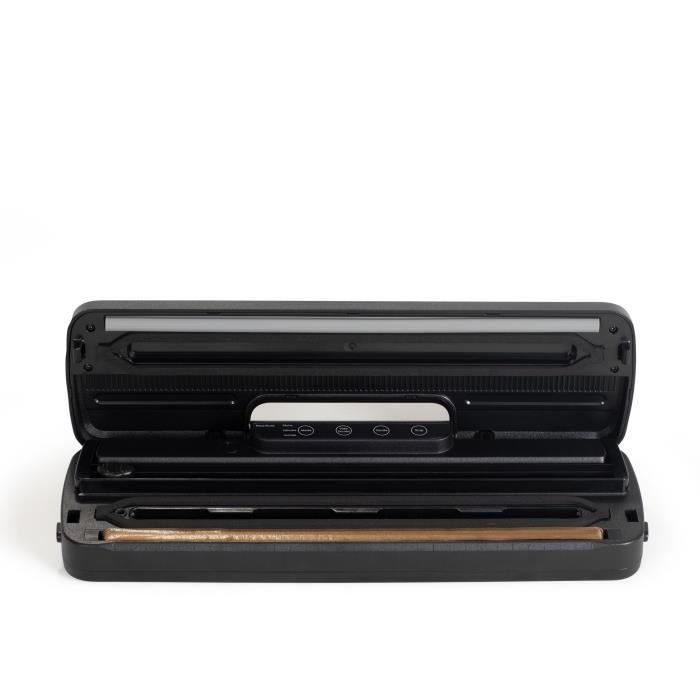 Machine de mise sous vide - LIVOO - DOM504 - 110W - 2 fonctions - 3 modes selon l'aliment - Rouleau de film inclus - Cutter intégré