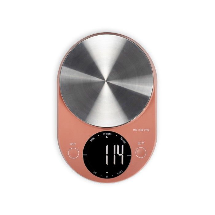 Balance de cuisine électronique - LIVOO - DOM493T - Max. 5 kg - 4 unités de mesure - Touches sensitives - Ecran LCD rétroéclairé