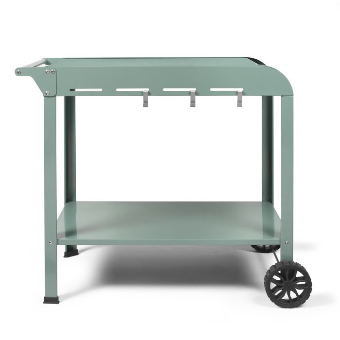 Desserte pour plancha - LIVOO - GS168V - Vert / Noir - 70 x 50 cm