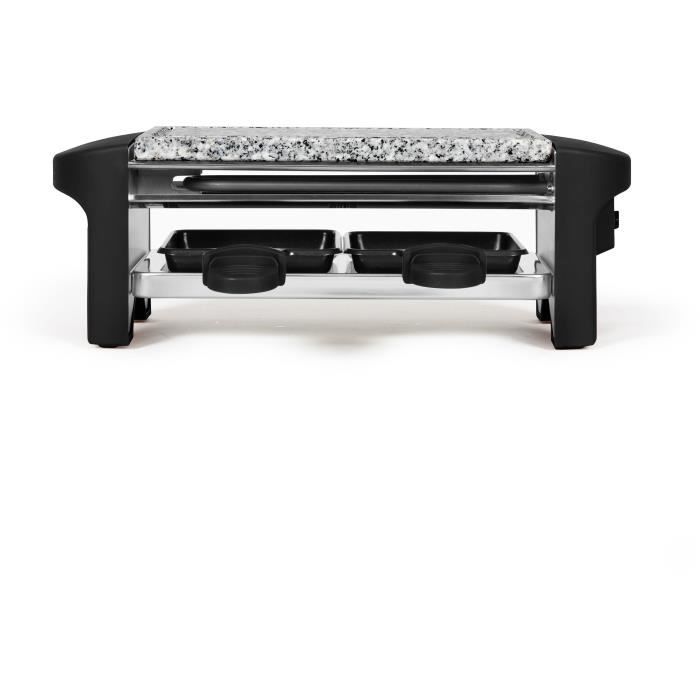 Appareil a raclette 2 personnes - LIVOO - DOC156N - 350W - 2 personnes - Plateau amovible en granite - Bouton on/off