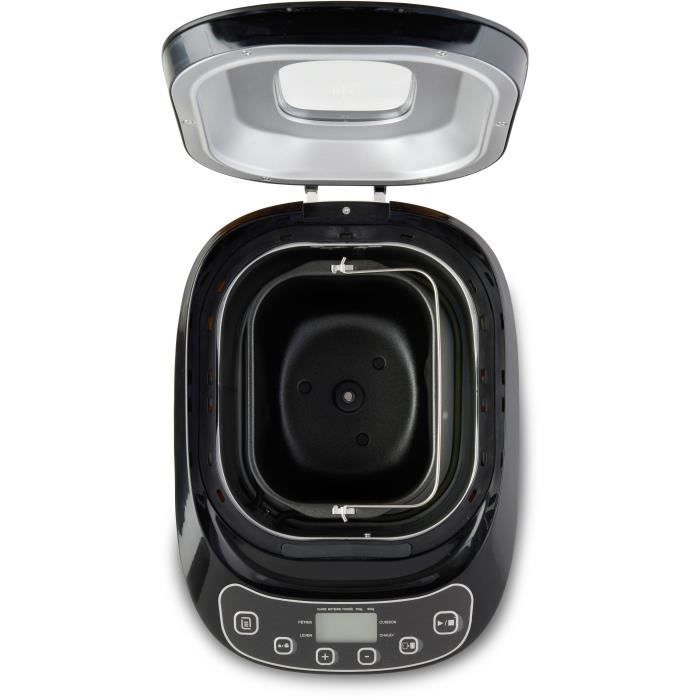 Machine a pain - LIVOO - DOP218 - 550W - 12 programmes - Cuve amovible en aluminium - Ecran LCD - 3 accesssoires inclus